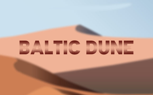 Baltic Dune: A Creative Display Font for Modern Web Design