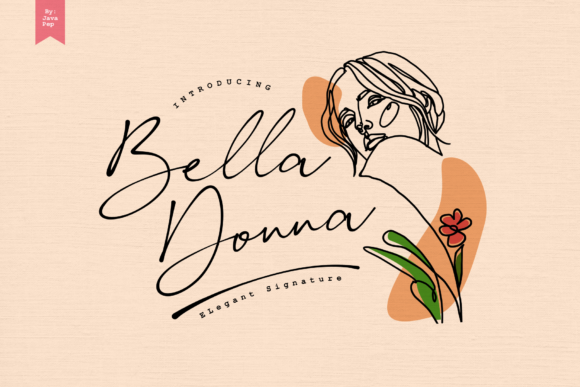 Bella Donna Font for Web Design