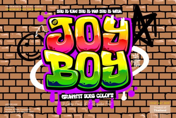 Bringing Street Attitude to Brands with Joy Boy Font