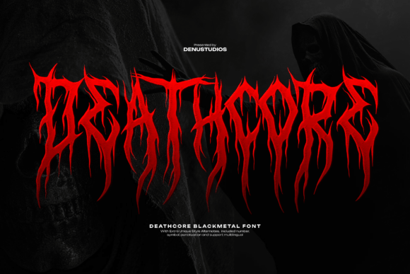 Deathcore Font: The Blackletter Typeface for Bold Branding
