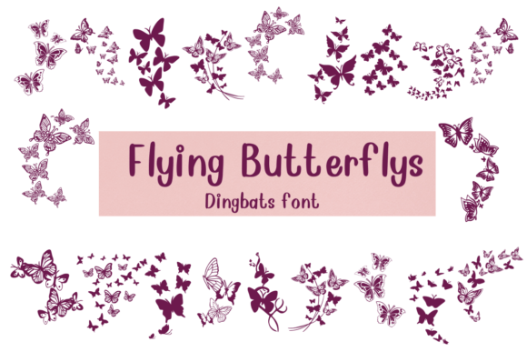 Flying Butterflies: A Whimsical Typeface for Campaign Impact