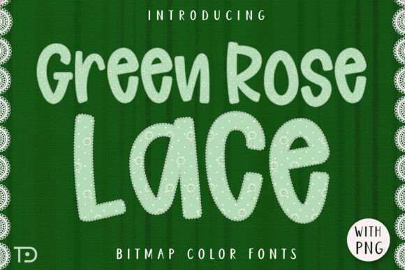 Green Rose Lace: A Vintage Touch for Branding