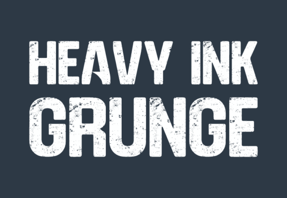 Heavy Ink Grunge Font