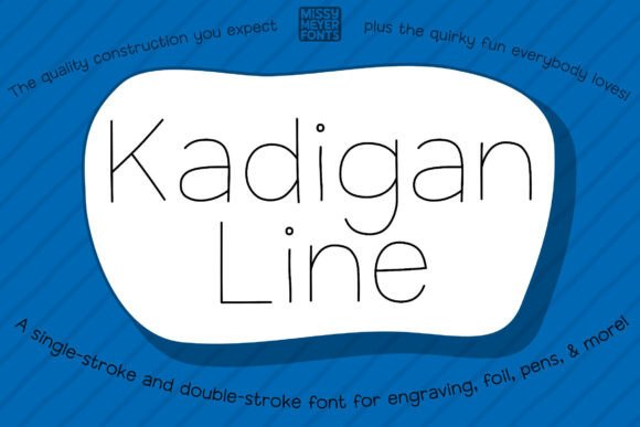 Kadigan Line: A Friendly Typeface for Small Business Branding