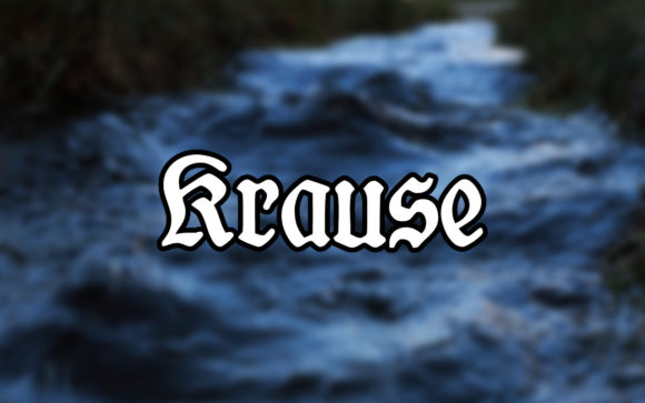 Krause Typeface: A Bold Blackletter for Editorial Design