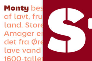 Making Campaigns Pop with the Monty Stencil Typeface