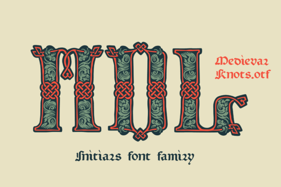 Medieval Knots: A Blackletter Font for Timeless Design