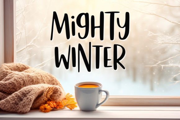 Mighty Winter: A Cute Sans Serif for Creative Projects