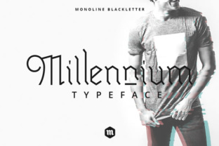 Millennium: A Bold Blackletter Font for Modern Campaigns