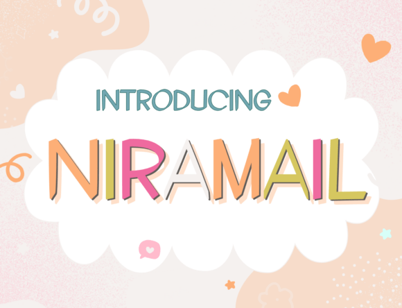 Niramail: A Creative Font for Makers