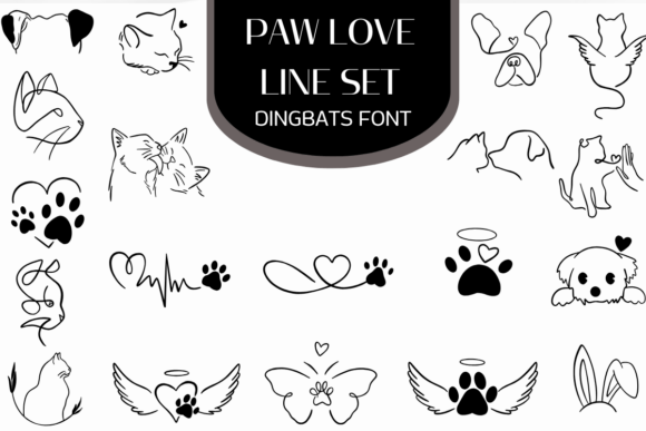 Paw Love Line Set: A Designer's Review for Pet Campaigns