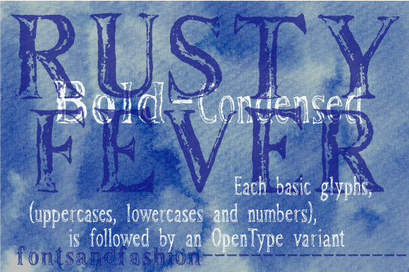 Rusty Fever Font: Bold & Rustic