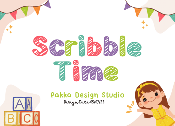 Scribble Time Font: A Playful Typeface for Branding
