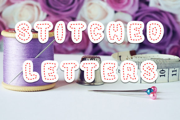 Stitched Letters: A Decorative Font for Polished Branding