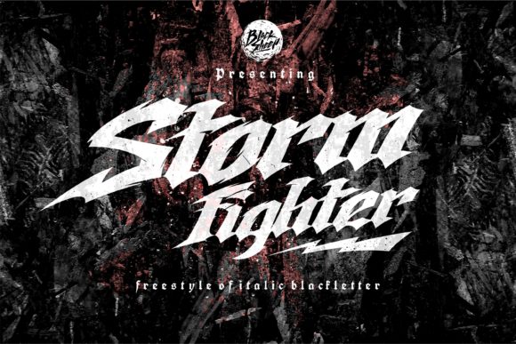 Storm Fighter Font: A Bold Blackletter for Brand Identity
