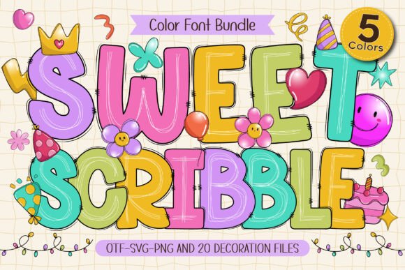 Sweet Scribble Font: A Playful Typeface for Branding