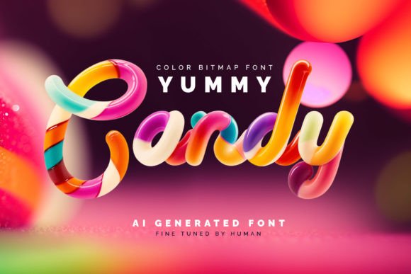 Yummy Candy: A Color Font for Modern Web Design